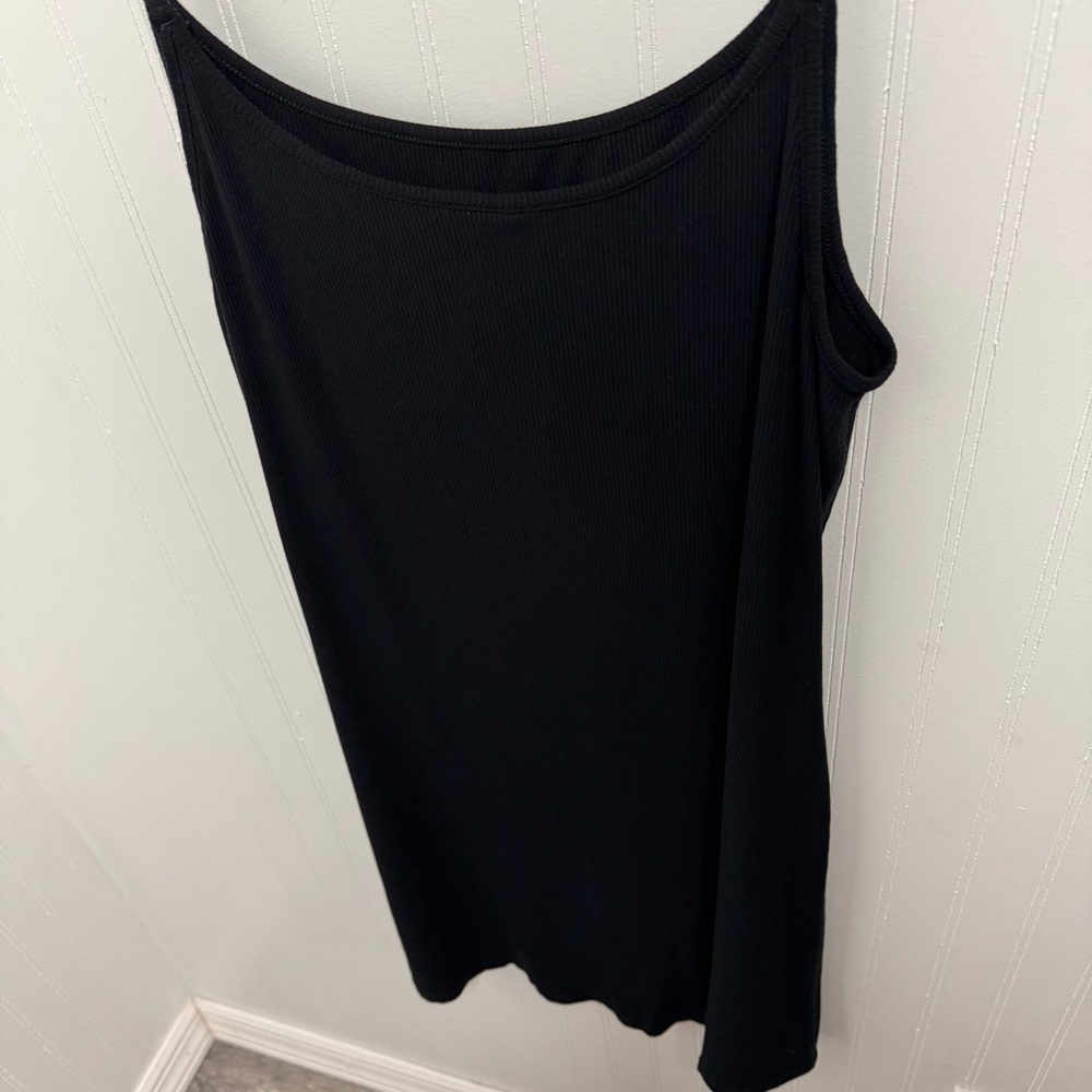 Skims Fits Everybody Slip Dress Onyx XL - Picture 7 of 8